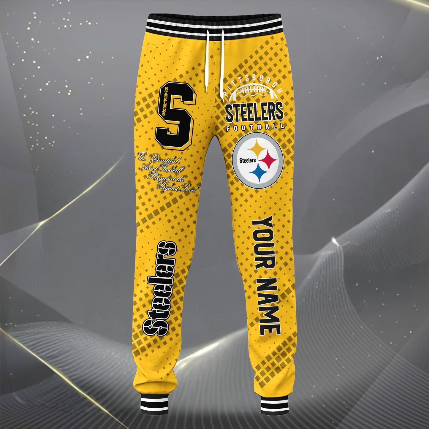 Pittsburgh Steelers Custom Your Name Hoodie Jogger Set, Sport Zip Up Hoodie Jogger Set, Sport Gifts For Fan , Pittsburgh Steelers Hoodie CX45