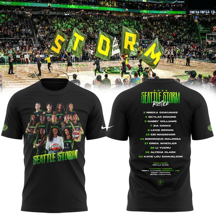 Introducing... Your 2025 Seattle Storm New T-Shirt