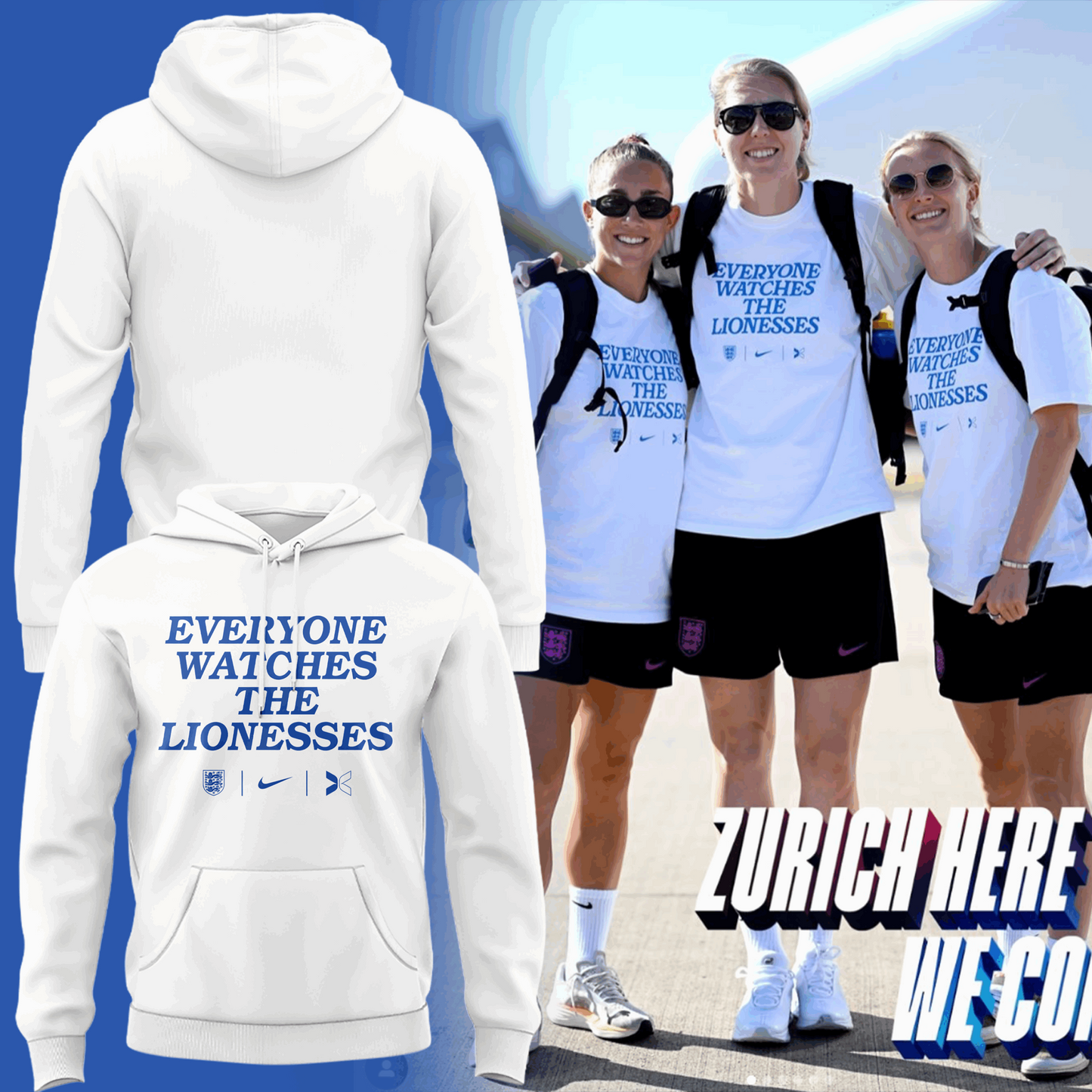 Limited Edition Everyone Watches The Lionesses Hoodie 2025