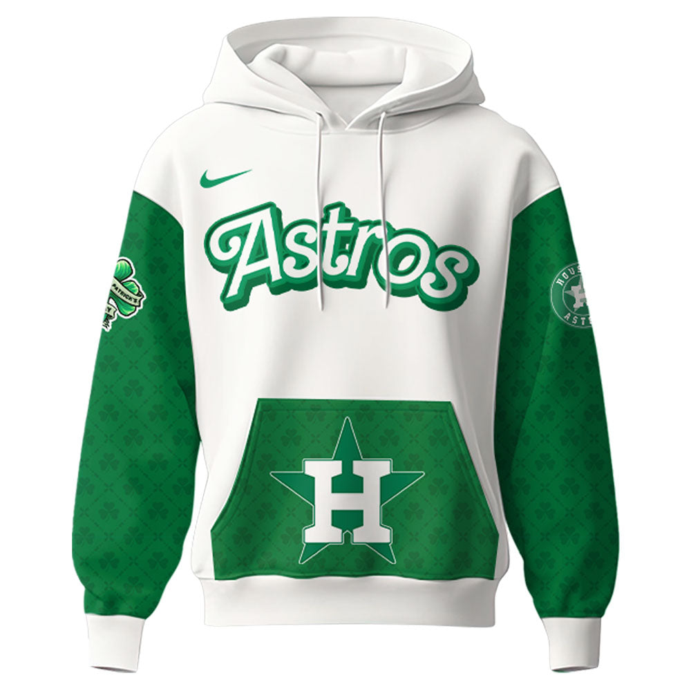 Houston Astros MLB x STPatrick's Day Limited Edition Hoodie 2025 | FK77