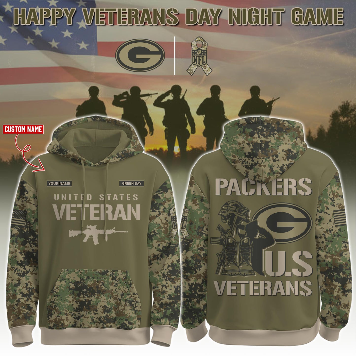 GB-Veteran Day 2025 Hoodie Limited Edions