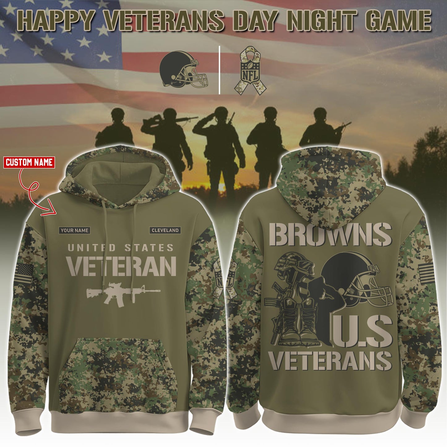 CLE-Veteran Day 2025 Hoodie Limited Edions