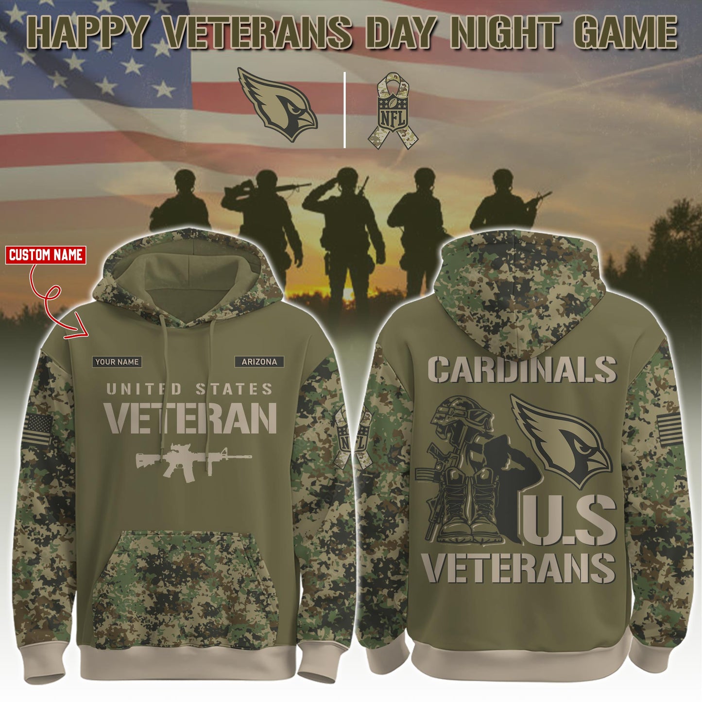 ARI-Veteran Day 2025 Hoodie Limited Edions