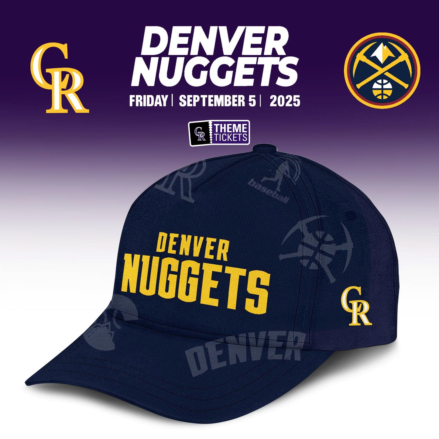 _ Colorado Rockies x Denver Nuggets Night Game 2025 Limited Edition Jersey