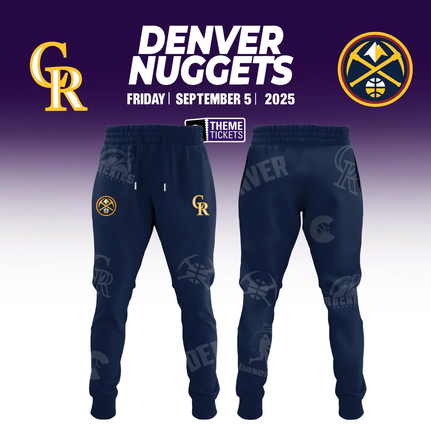 _ Colorado Rockies x Denver Nuggets Night Game 2025 Limited Edition Jersey