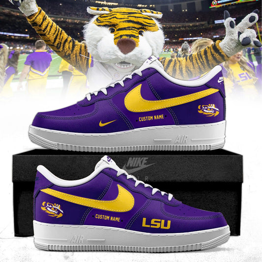 Louisiana State University (LSU) Tigers Special Edition AF1 Sneakers
