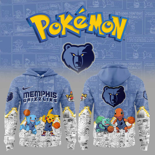 Memphis Grizzlies x Pokémon New Hoodie | FR84