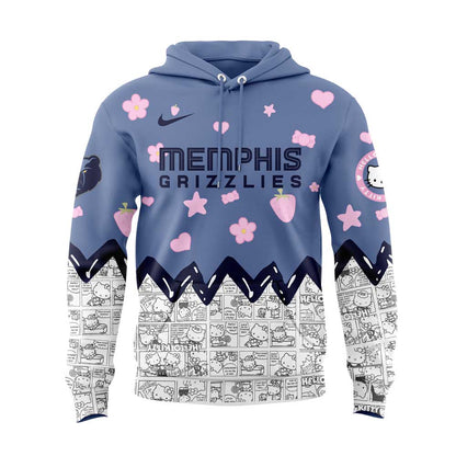 Memphis Grizzlies x Hello Kitty Night Game Hoodie | XD43