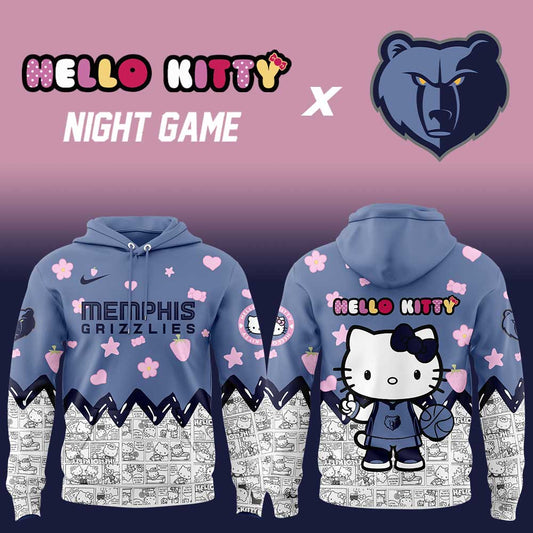 Memphis Grizzlies x Hello Kitty Night GameV2 Hoodie | XN22