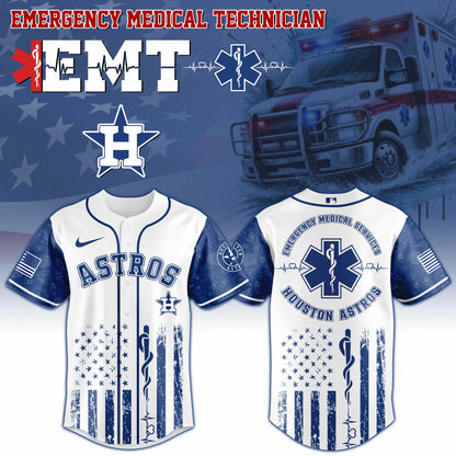 Houston Astros MLB x Emergency Medical Technician Appreciation Night Jersey Limited | VP81