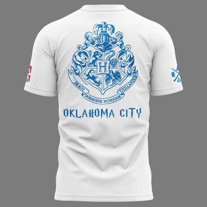 Special New Oklahoma City Thunder x Harry Potter Night White T-Shirt 2025