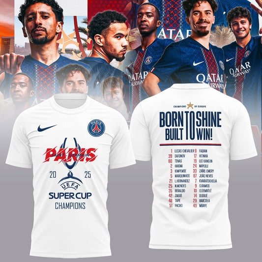 …PSG – UEFA SUPER CUP CHAMPIONS 2025 Shirt-white