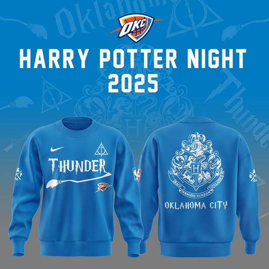 Special New Oklahoma City Thunder x Harry Potter Night Sweatshirt 2025
