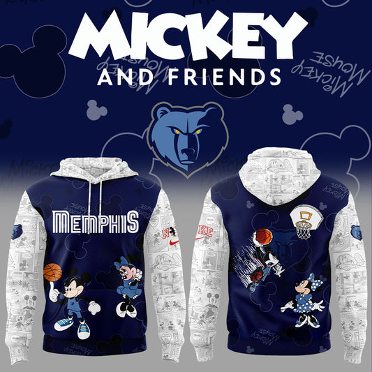 Memphis Grizzlies Mickey &amp; Friends Hoodie | UL75