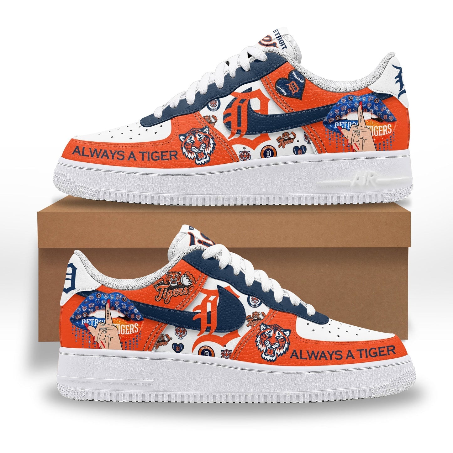 Detroit Tigers | Personalized AF1 Limited Edition, MLB Personalized Limited Edition Shoes 2025 | SA69