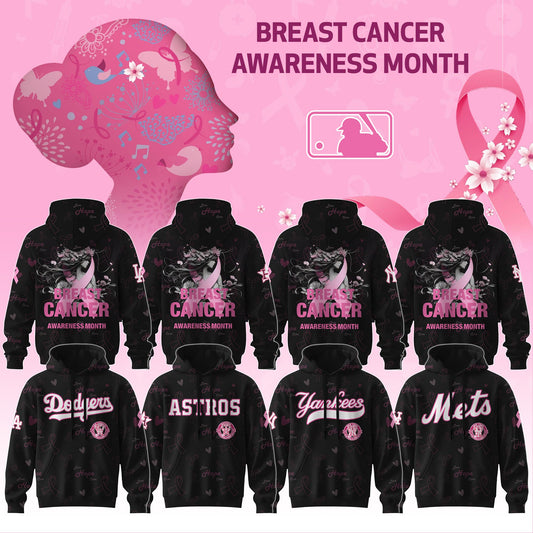 _ MLB x Breast Cancer Awareness Month Limited Edition Hoodie 2025.