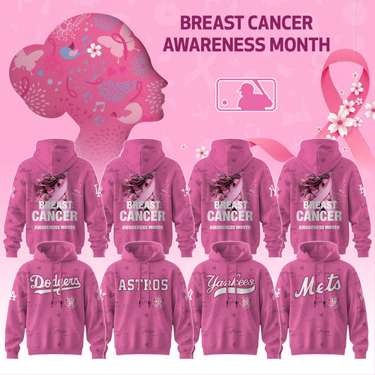 _ MLB x Breast Cancer Awareness Month Limited Edition Hoodie 2025.