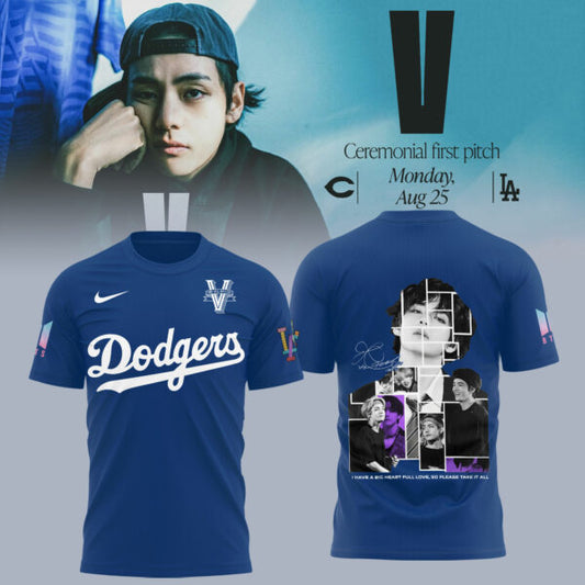LA Dodgers x V BTS Limited Edition Shirt- Blue