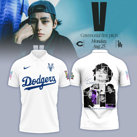 LA Dodgers x V BTS Limited Edition Polo-2