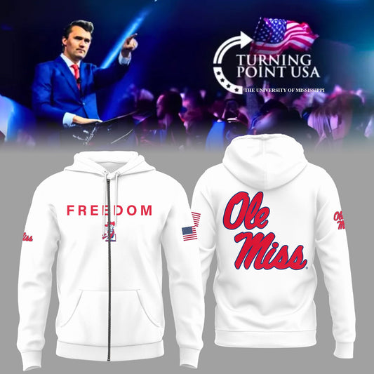 University of Mississippi ( Ole Miss ) x Turning Point USA Limited Edition Zip Hoodie
