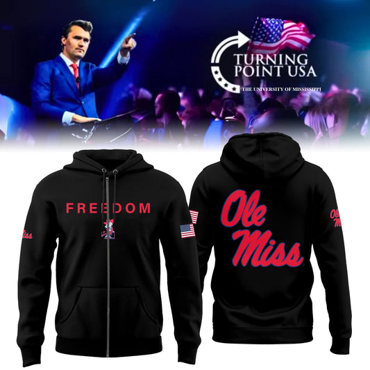 University of Mississippi ( Ole Miss ) x Turning Point USA Limited Edition Zip Hoodie