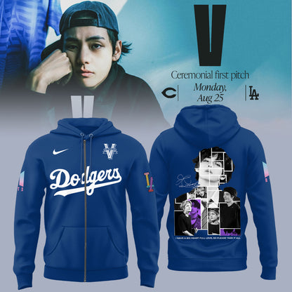 LA Dodgers x V BTS Limited Edition Shirt- Blue