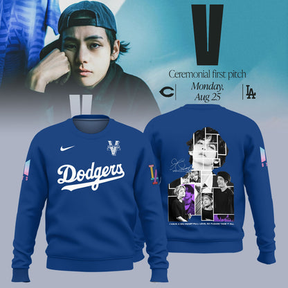 LA Dodgers x V BTS Limited Edition Shirt- Blue