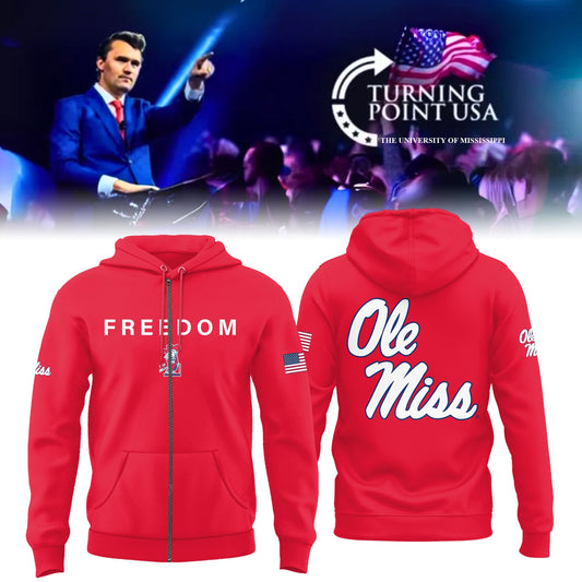 University of Mississippi ( Ole Miss ) x Turning Point USA Limited Edition Zip Hoodie