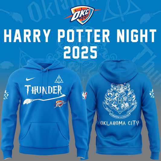 Special New Oklahoma City Thunder x Harry Potter Night Hoodie 2025