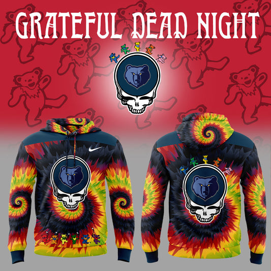 Memphis Grizzlies Grateful Dead Night Hoodie | AE27