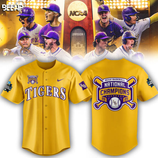 3. LSU NCAA Men’s College Baseball World Series 2025 Champions Jersey Limited Editions (1)