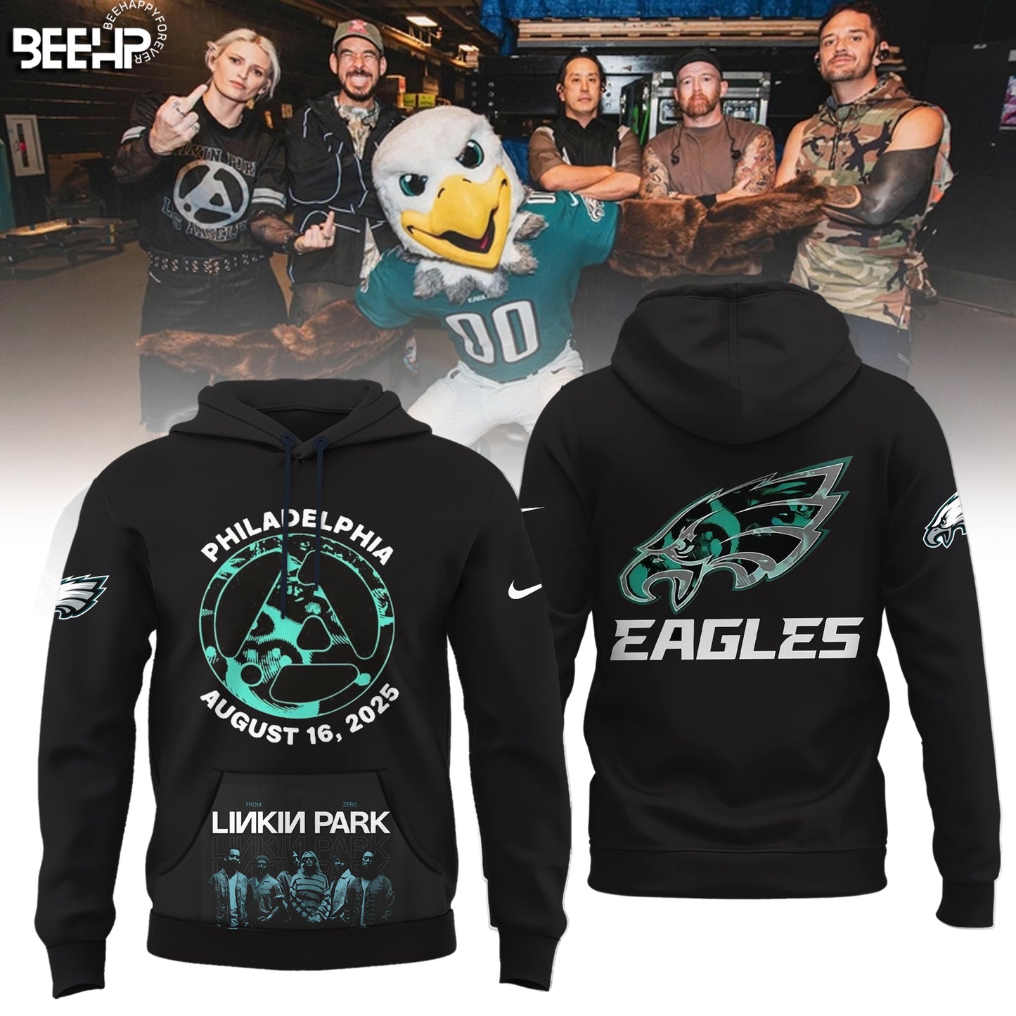 Philadelphia Eagle x Linkin Park From Zero World Tour Limited Edidtion Shirt