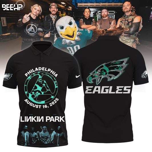 Philadelphia Eagle x Linkin Park From Zero World Tour Limited Edidtion Polo