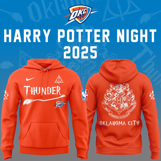 Special New Oklahoma City Thunder x Harry Potter Night Hoodie 2025