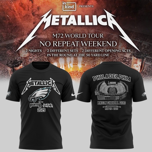 Limited Edition M72 World Tour x Pantera and Suicidal Tendencies Black Tshirt 2025