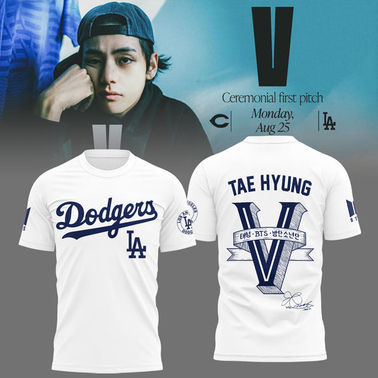 LA Dodgers x V BTS Limited Edition Shirt - White
