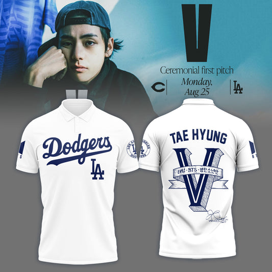 LA Dodgers x V BTS Limited Edition Polo-6