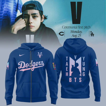 LA Dodgers x V BTS Limited Edition Shirt- Blue