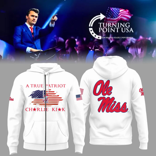University of Mississippi ( Ole Miss ) x Turning Point USA Limited Edition Zip Hoodie