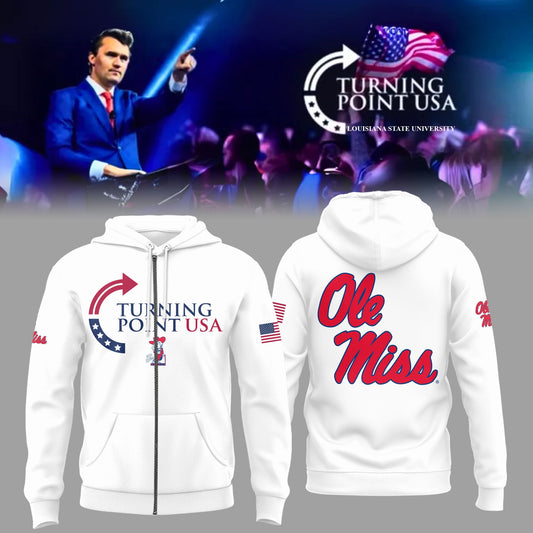 University of Mississippi ( Ole Miss ) x Turning Point USA Limited Edition Zip Hoodie