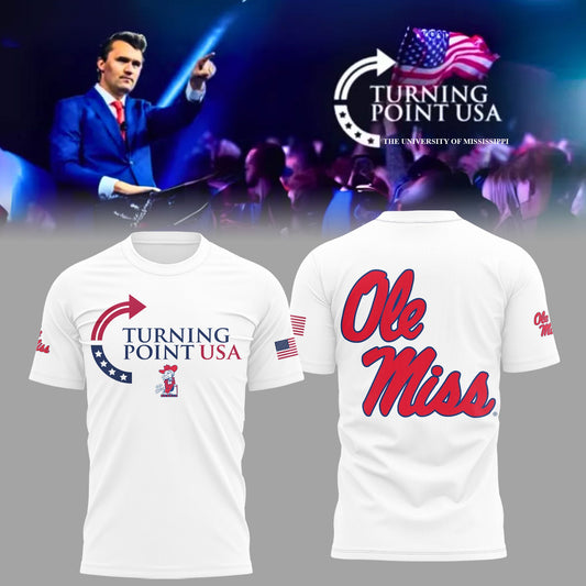 University of Mississippi ( Ole Miss ) x Turning Point USA Limited Edition T-Shirt