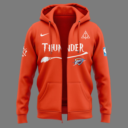 Special New Oklahoma City Thunder x Harry Potter Night ZipHoodie 2025
