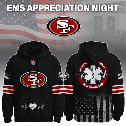San Francisco 49ers x EMS Appreciation Night Game Hoodie