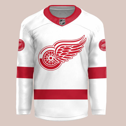 Detroit Red Wings X Hello Kitty White Hockey Jersey