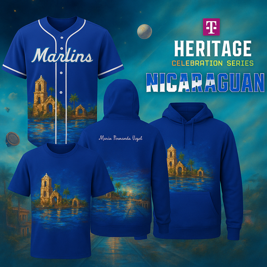 DQ Miami Marlins Nicaragua 2025 Limited Shirt