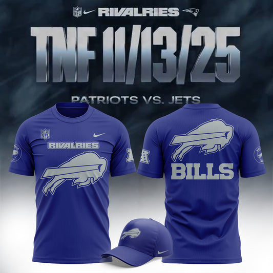 Limited Edition Bills Football Rivalries Teaser Logo TShirt-AB072625002