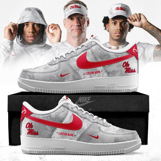 Flash Sale! Ole Miss Rebels Realtree Special Edition AF1 Sneakers