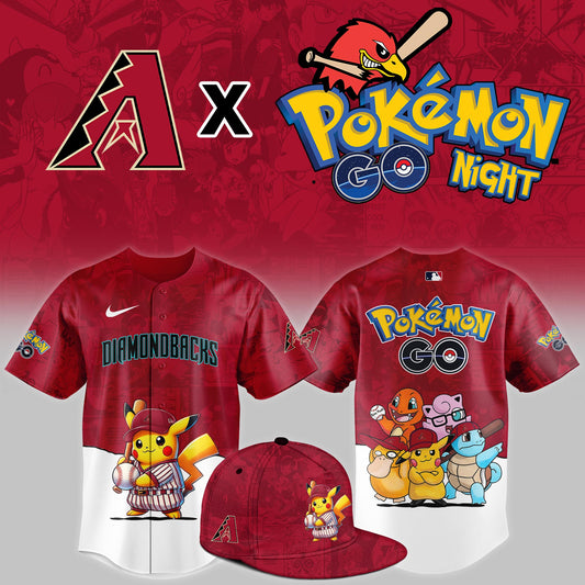 Arizona Diamondbacks 2025 Pokémon GO Night Limited Jersey | VD22