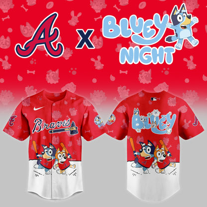 Atlanta Braves 2025 Bluey Night Limited Jersey | TX49