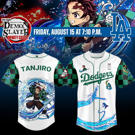 LA vs Demon Slayer Baseball Jersey